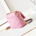 7CHANEL Tweed Quilted Medium Chanel 19 Flap Pink #A49191