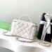 15Chanel 21A Pink Small Vanity With Chain Top Handle Logo #A50938