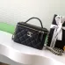 23Chanel 21A Pink Small Vanity With Chain Top Handle Logo #A50938