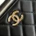 26Chanel 21A Pink Small Vanity With Chain Top Handle Logo #A50938