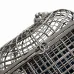 15Chanel Birdcage minaudiere, Silver-tone metal &amp; strass, silvery &amp; crystal #A49171