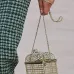 19Chanel Birdcage minaudiere, Silver-tone metal &amp; strass, silvery &amp; crystal #A49171
