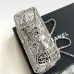 5Chanel Birdcage minaudiere, Silver-tone metal &amp; strass, silvery &amp; crystal #A49171