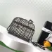 10Chanel Birdcage minaudiere, Silver-tone metal &amp; strass, silvery &amp; crystal #A49171