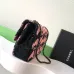 14Chanel Black And White Sequin Graffiti Logo Medium Classic #A49169
