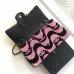 19Chanel Black And White Sequin Graffiti Logo Medium Classic #A49169