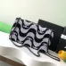 5Chanel Black And White Sequin Graffiti Logo Medium Classic #A49169