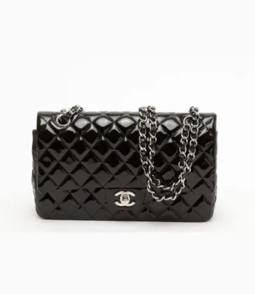 Chanel Chain Shoulder Bag Gold buckle chain with shoulder bag black #A50304