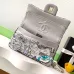 6Chanel Classic 11.12 handbag, Embroidered satin, sequins #A52509