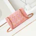 6Chanel Designer Caviar Leather tweed shoulder bag with Chain Flip #A49180