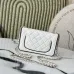 6Chanel Mini flap bag, Lambskin &amp; gold-tone metal, white &amp; black  #A49398