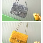 Chanel Sequin New Mini Flap Bag - Metallic Shoulder Bags #A49789