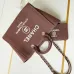 4Chanel Shopping bag, Canvas &amp; gold-tone metal Brown #A49187