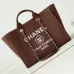 1Chanel Shopping bag, Canvas &amp; gold-tone metal Brown #A49187