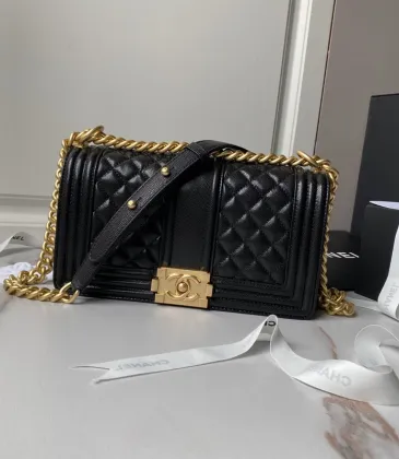 Chanel Shoulder Bag le boy Size:25cm #A48158
