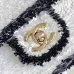 7Chanel - Small Sequin Flap - White/Black #A50221