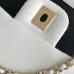 8Chanel - Small Sequin Flap - White/Black #A50221