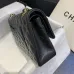 4Chanel Women's cross-body bag in black Top grade version lambskin classic flap top quality #999925121