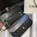 9Chanel Women's cross-body bag in black Top grade version lambskin classic flap top quality #999925121