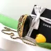 4NIB 23S Chanel Caged Heart Minaudière Evening Clutch Bag Gold Black #A49201