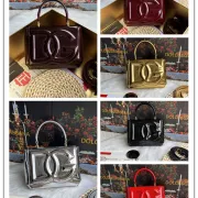 D&amp;G High Quality Handbag Patent Leather Size:13.5×17.5×6.5cm #A47938