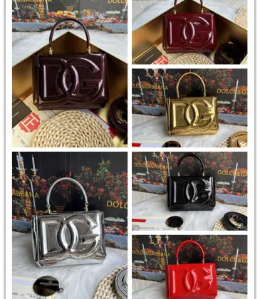 D&amp;G High Quality Handbag Patent Leather Size:13.5×17.5×6.5cm #A47938