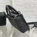 5DIOR AAA+ Small Lady D-joy Bag Ultramatte Black #A36457