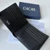 5DIOR MEN Diorissimo Pattern Embossed Leather Bifold Wallet #A50111