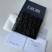 8DIOR MEN Diorissimo Pattern Embossed Leather Bifold Wallet #A50111