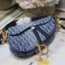 13Dior AAA+MINI SADDLE BAG WITH STRAP 1:1 Original Quality #A39409