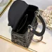 8Dior Bag Graphic Cannage Calfskin Black/White #A48775