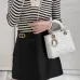 4Dior Bag Graphic Cannage Calfskin Black/White #A48775