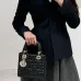 1Dior Bag Graphic Cannage Calfskin Black/White #A48775