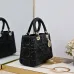 11Dior Bag Graphic Cannage Calfskin Black/White #A48775
