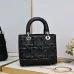 10Dior Bag Graphic Cannage Calfskin Black/White #A48775