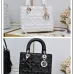 20Dior Bag Graphic Cannage Calfskin Black/White #A48775