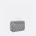 14Dior Black CD Diamond Coated Canvas and Leather Toiletry #A50083