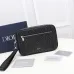 24Dior Black CD Diamond Coated Canvas and Leather Toiletry #A50083