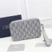 9Dior Black CD Diamond Coated Canvas and Leather Toiletry #A50083