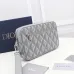 10Dior Black CD Diamond Coated Canvas and Leather Toiletry #A50083