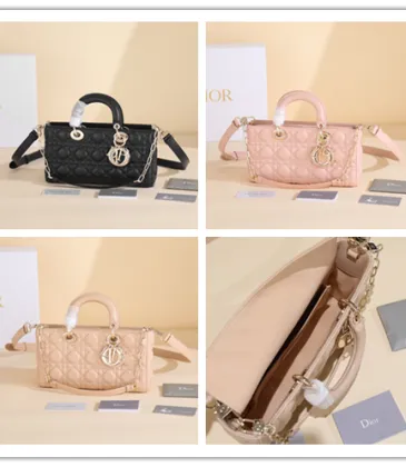 Dior Handbag lady dior Size:26*13.5*5cm #A48331