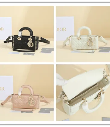 Dior Handbag lady d-joy Size:22×12×6cm #A48332