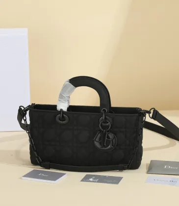 Dior Handbag lady d-joy Size:26*13.5*5cm #A48333