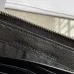 14Dior Wallet Leather Gray Oblique Galaxy Long Zip Wallet #A50110