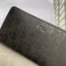 18Dior Wallet Leather Gray Oblique Galaxy Long Zip Wallet #A50110
