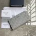 8Dior Wallet Leather Gray Oblique Galaxy Long Zip Wallet #A50110