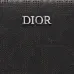 9Dior Wallet Leather Gray Oblique Galaxy Long Zip Wallet #A50110