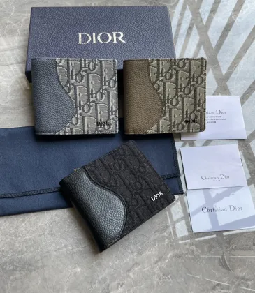 Dior Wallet Size:11.5×9.5×3cm #A48348