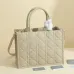 14Medium Dior Book Tote Black Macrocannage Calfskin #A50088