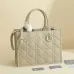 1Medium Dior Book Tote Black Macrocannage Calfskin #A50088